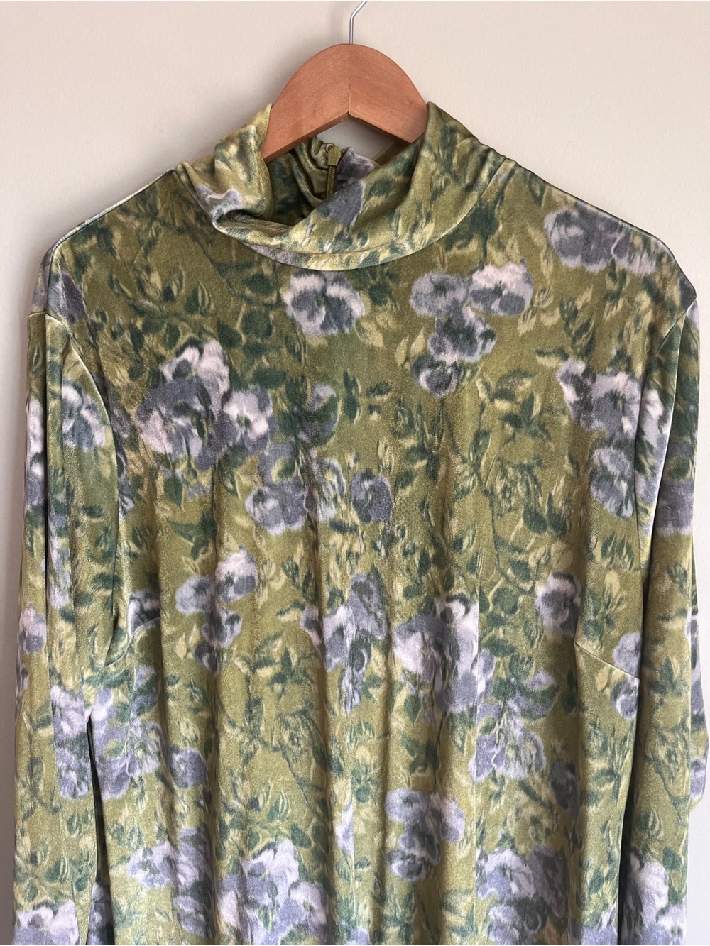 Tuckernuck Muted Meadow Velvet Ellery Dress Women's Size XXXL Fall Party - Picture 3 of 13